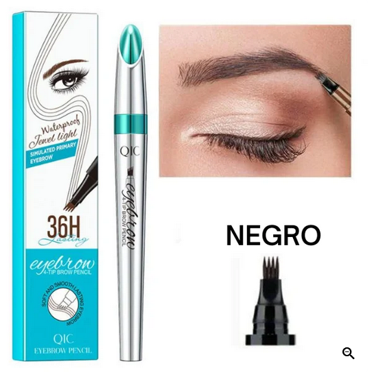 Vista 2 de LÁPIZ PARA CEJAS Y BARBA - COLOR Y NUMERO: LAPIZ COLOR CAFE OSCURO #02